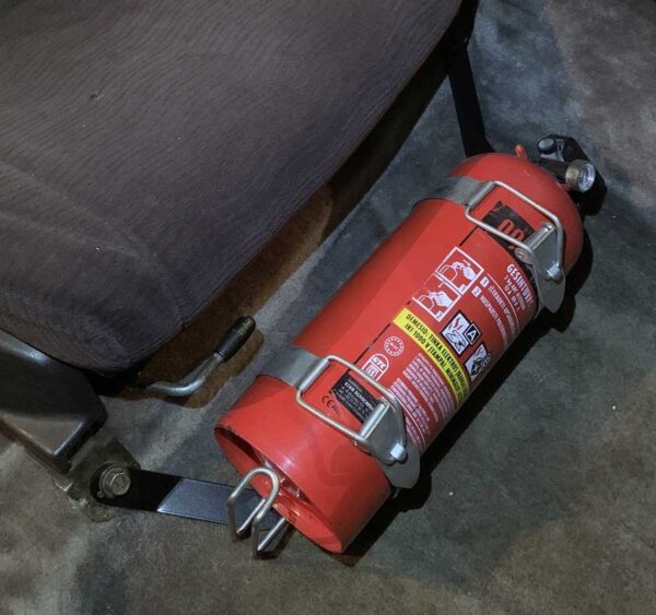 s13 fire extinguisher mount