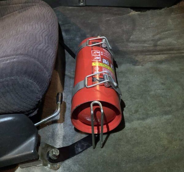 s13 fire extinguisher backet