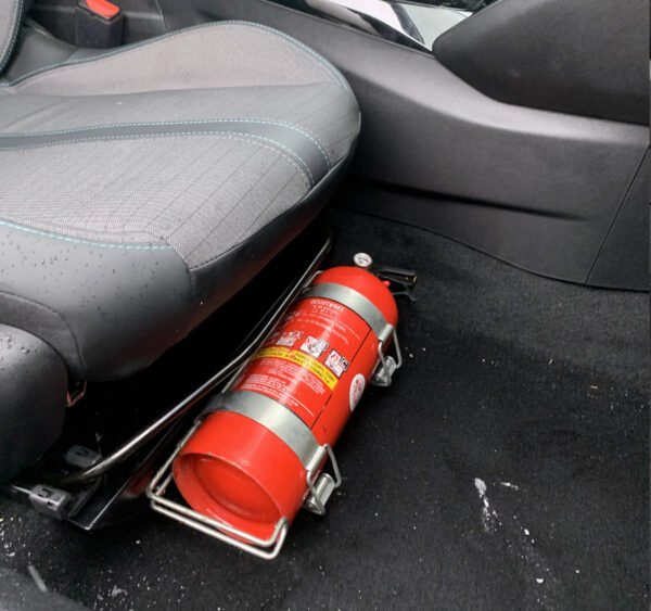 Peugeot 208 fire extinguisher bracket