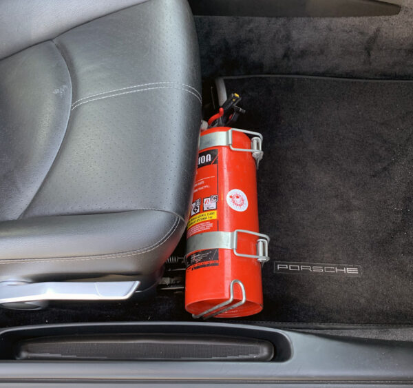 987 fire extinguisher mount