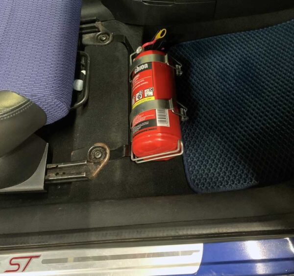 fiesta mk5 fire extinguisher holder