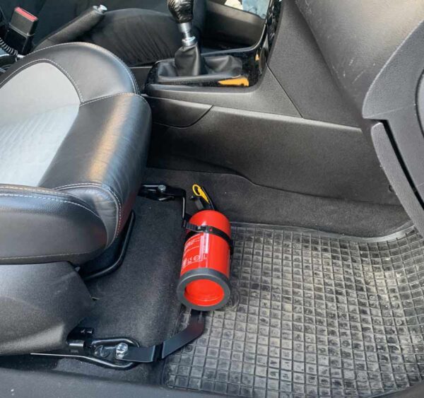 fiesta mk6 fire extinguisher bracket