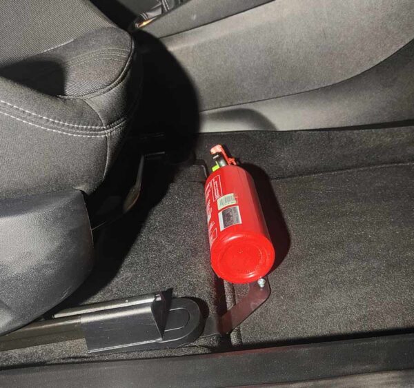 Ford fiesta mk7 fire extinguisher holder