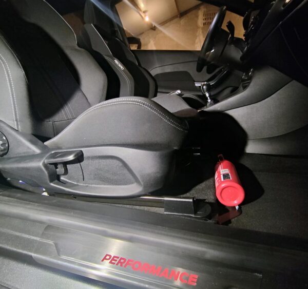fiesta mk7 fire extinguisher mount