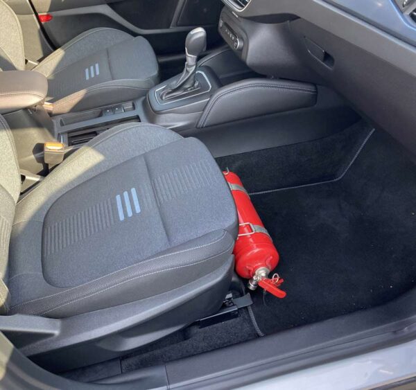 focus mk4 fire extinguisher mount