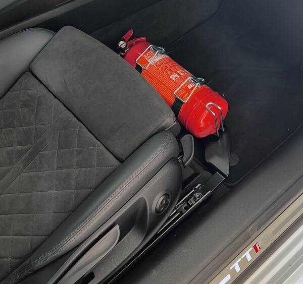 audi tt 8s fire extinguisher mount