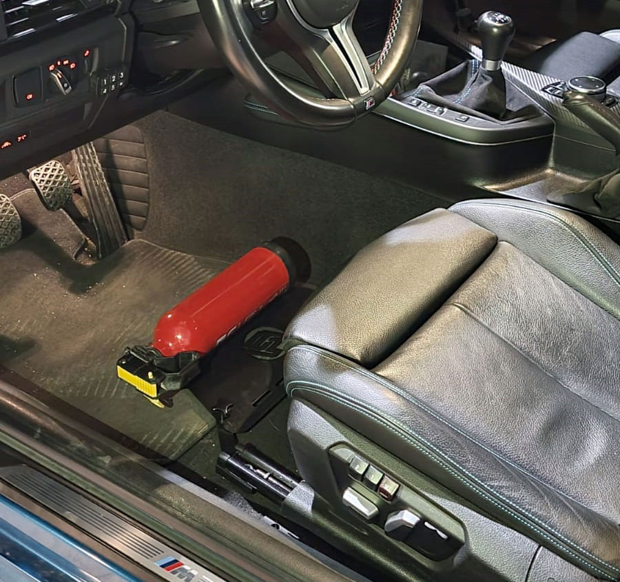 bmw m2 fire extinguisher mount