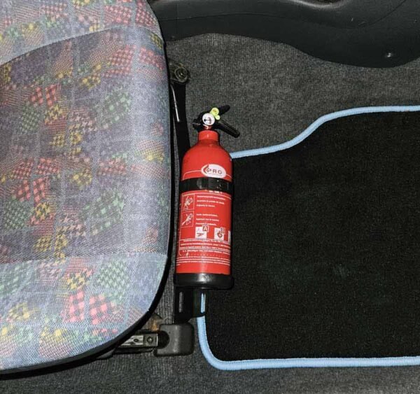 starlet fire extinguisher mount