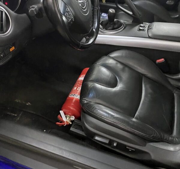 mazda rx8 fire extinguisher bracket