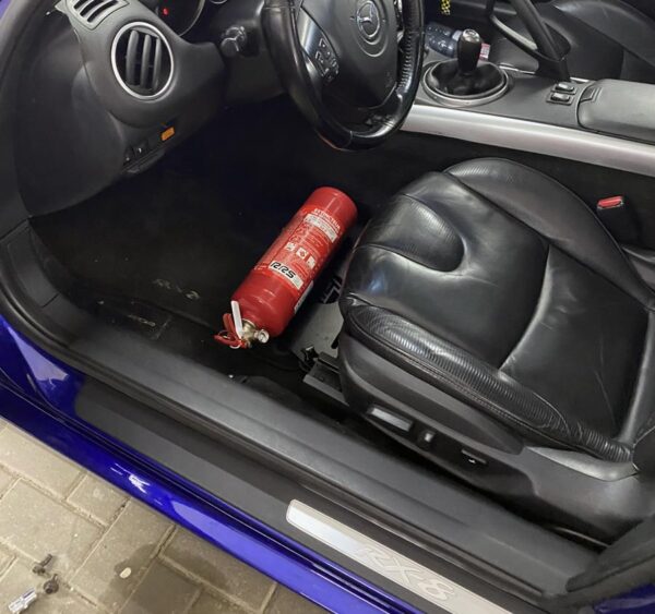 mazda rx8 fire extinguisher holder