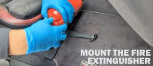How to Mount a Car Fire Extinguisher Bracket