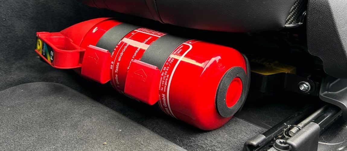 Where to mount fire extinguisher